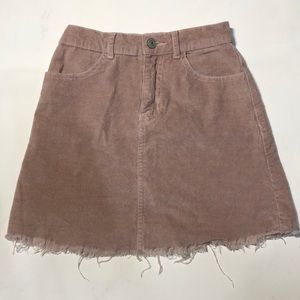 pacsun corduroy mini skirt